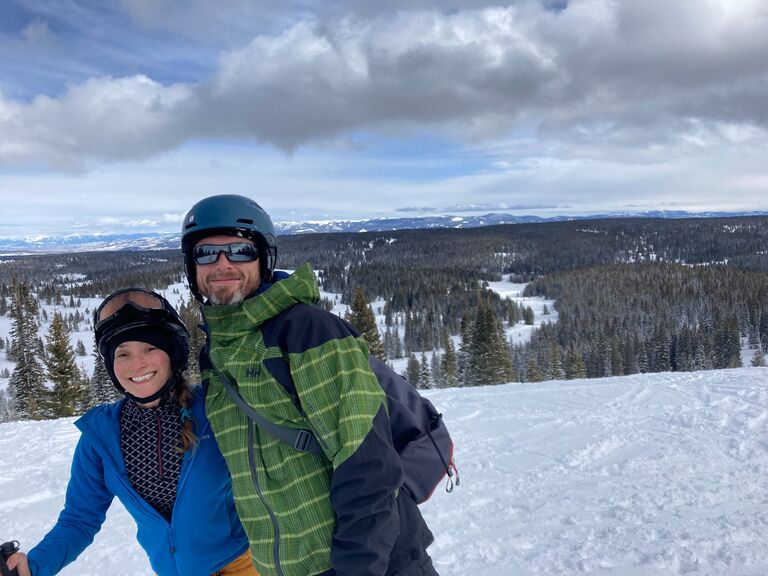 Winter time- now Tessa gets to talk Seth into backcountry skiing (well he still had his snowboard for this adventure, but I promise he learns ;)