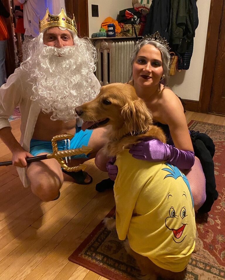Ivana's favorite holiday is Halloween and Carl & Finn joined her for this adorable family costume!