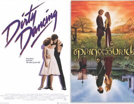 Collage of Dirty Dancing & The Princess Bride