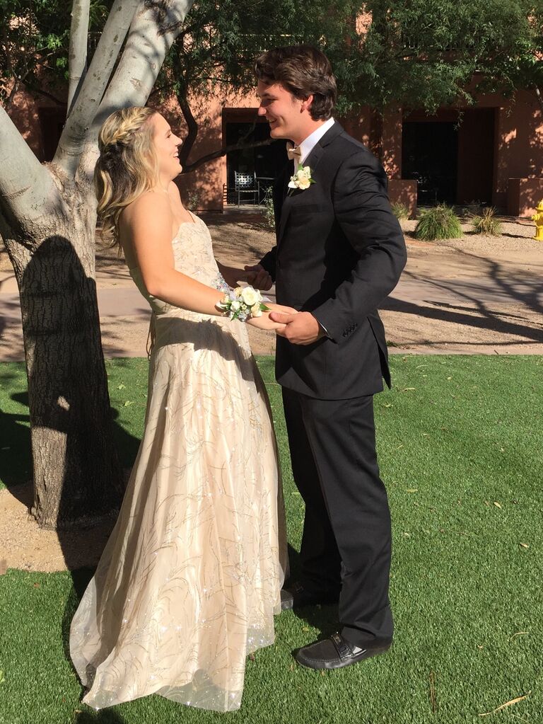 Senior year of high school prom night! Our last dance of high school but still just the beginning of our relationship.