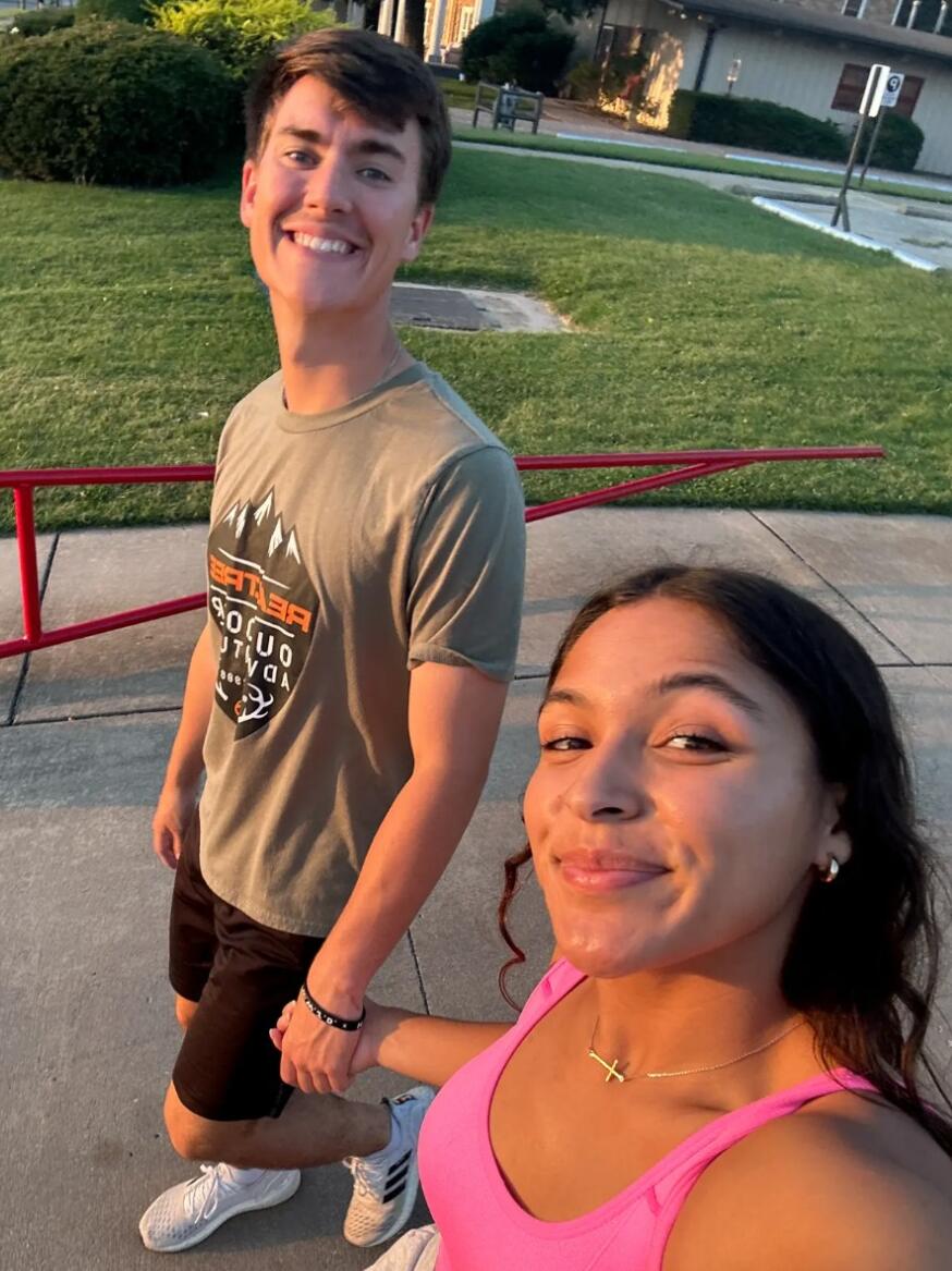 Evening walks, one of our favorite things to do together <3