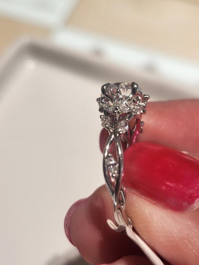 Ring shopping!  Not official, just to get ideas....:)