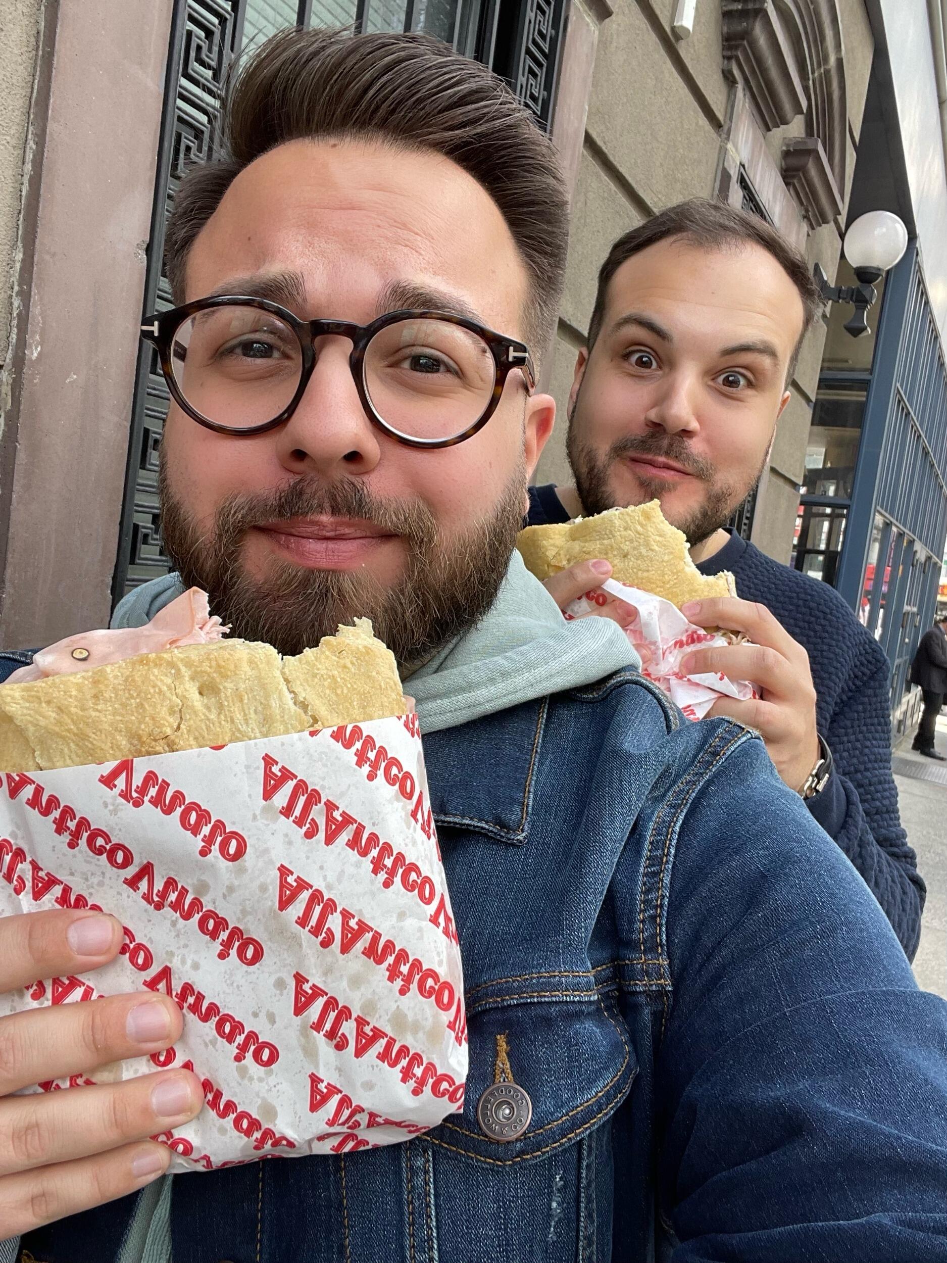 Little Weekend Getaway To New York City! Stopping For Their Favorite Paninis Was A Must!