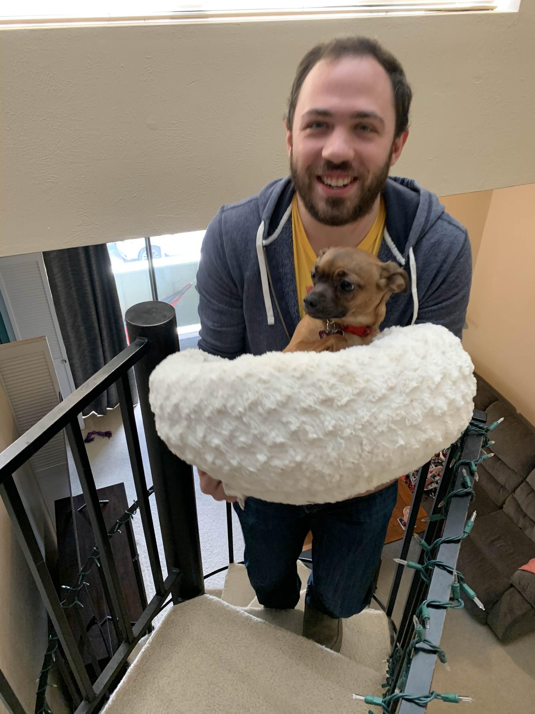 Fortunately, David loves Mango just as much and treats her like the princess she is. 