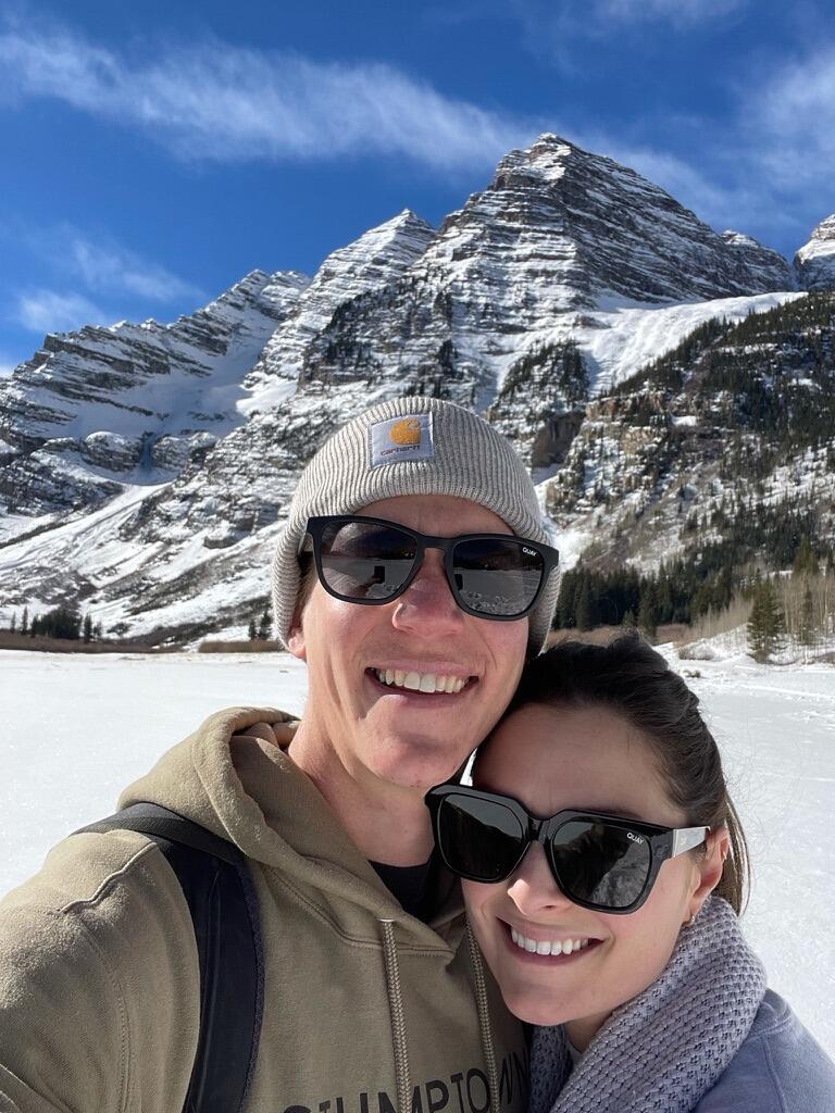 Celebrated Seth's birthday in Aspen, Colorado. Maroon Bells was our snowy sanctuary!