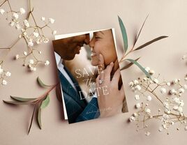 Beautiful save-the-dates made with a template. 