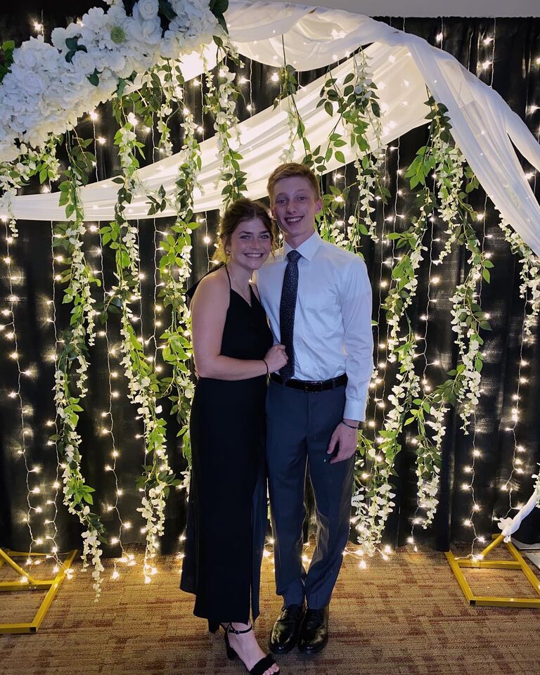 This is us at the President's Ball at Taylor!