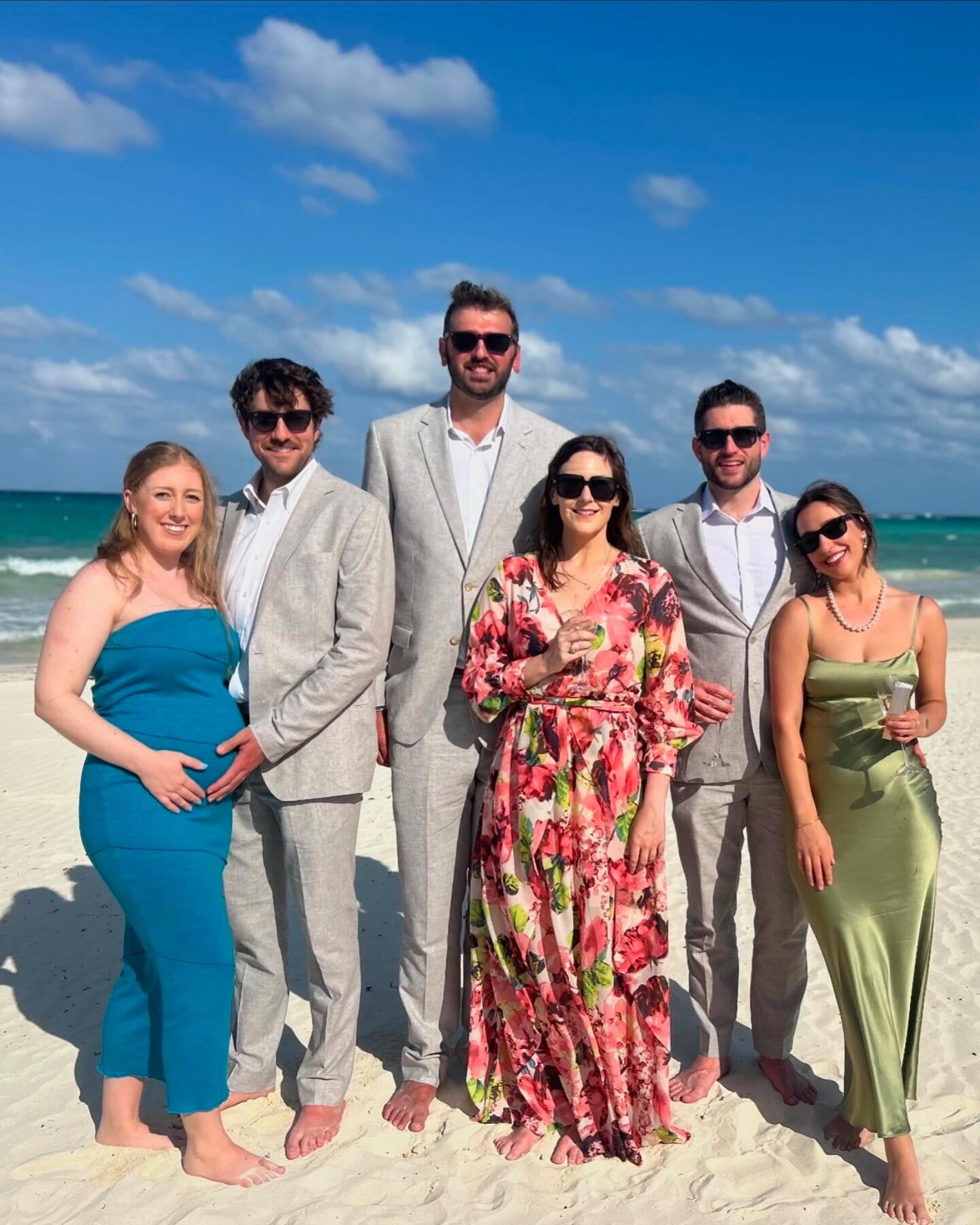 We celebrated Lexi and Dylan's wedding in Mexico with amazing friends, Brennan and Hannah, and Burt and Jess.
