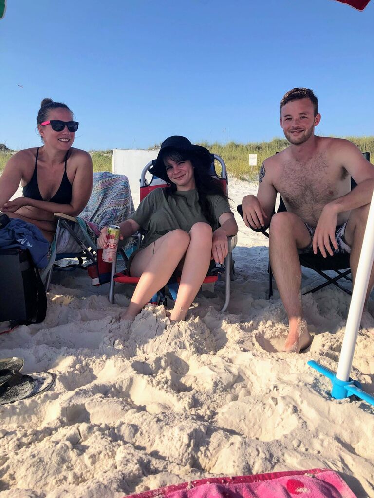 Falling in love with the fam on my first Claybo beach trip