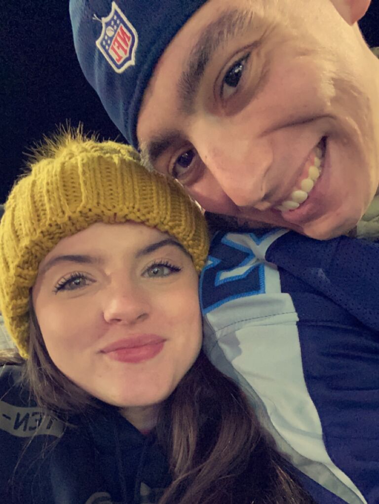 Tayla's first NFL Game!