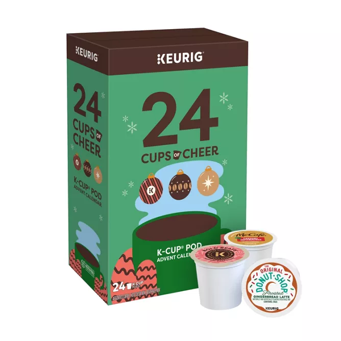 Flavored Keurig cups advent calendar for girlfriend who likes coffee