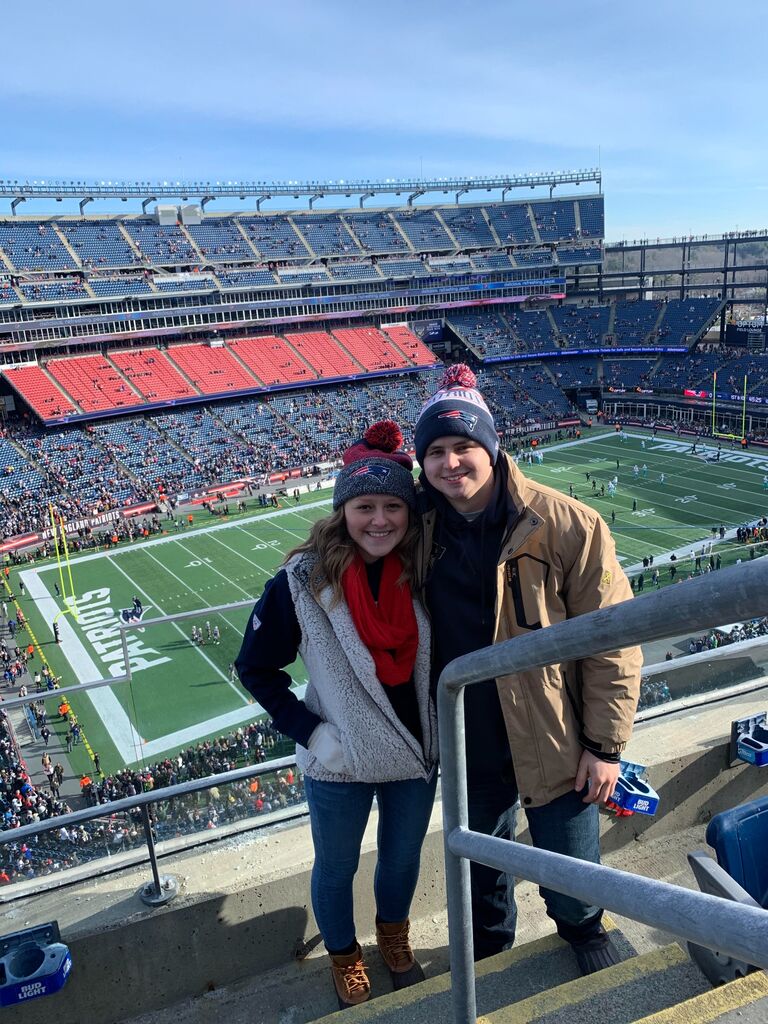 2nd time to see Brady! This time we took a long weekend and flew to Boston to watch the Patriots vs. Dolphins @ Gillette Stadium.