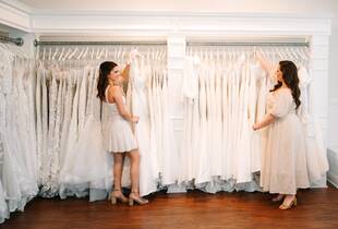 bridesmaid dresses richmond hill Wilder Trendy V Neck Ruched Floor Length Satin Bridesmaid Dresses, Dusty Blue