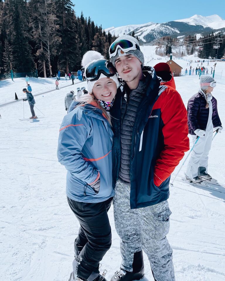 Went to Colorado and Luke tried to teach me to Ski (I was horrible)