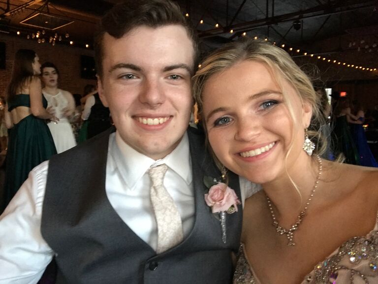 2020 was a wild year! This is one of our first dates back from lockdown! It was my senior prom! 