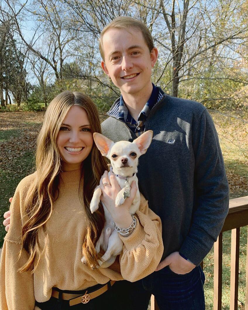 The day Brooks secretly asked Maddie's parents for her hand in marriage :)