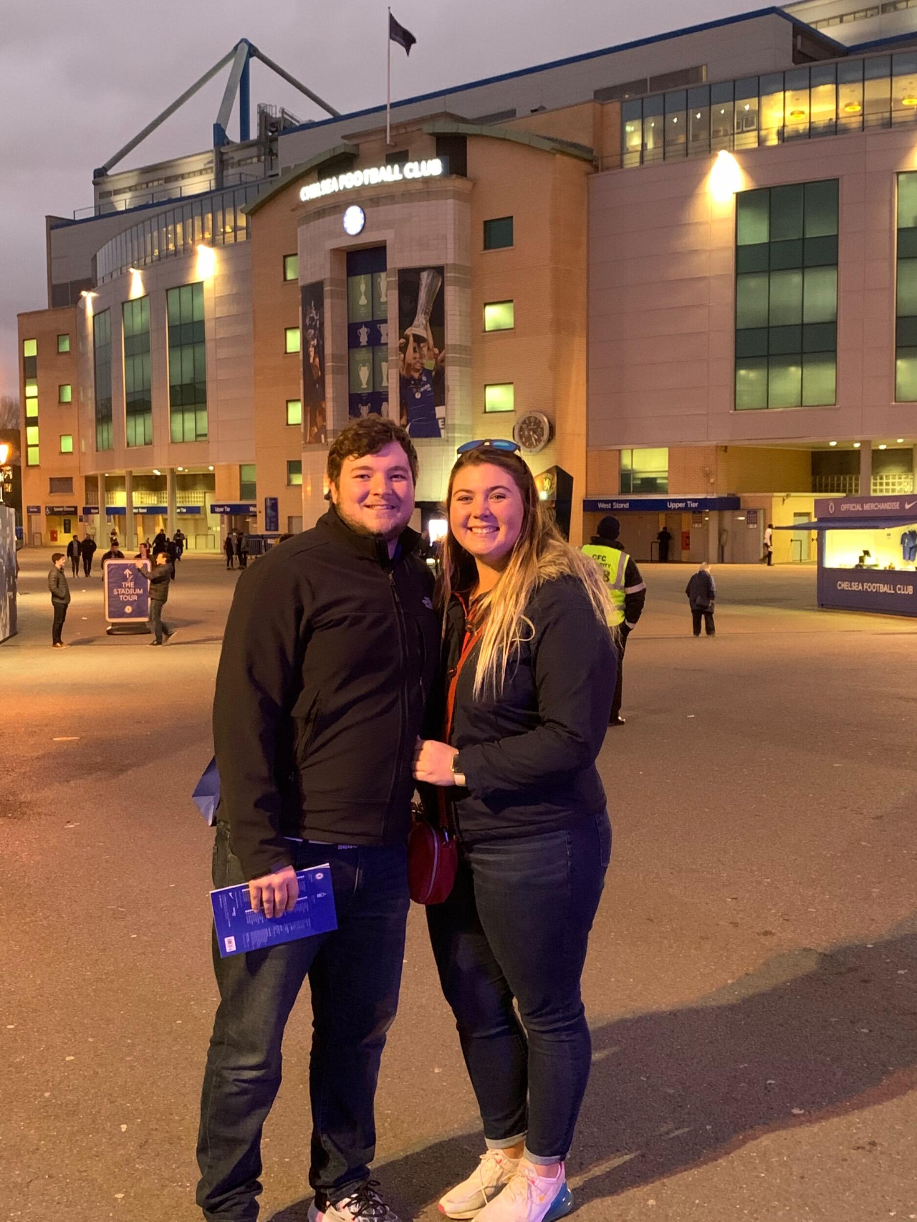 Stephen’s dream come true getting to go to Chelsea 