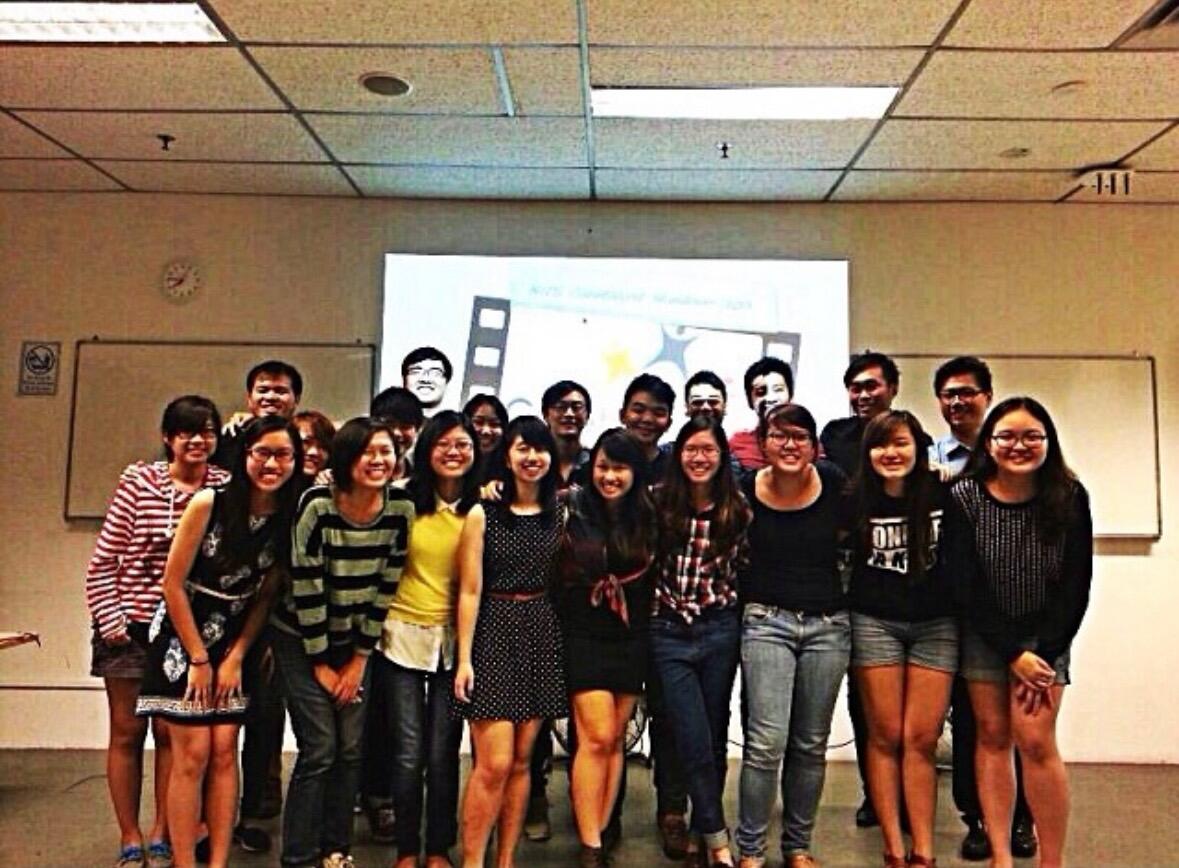 Where we first met but were only acquaintances then - haha can you spot us? ;)