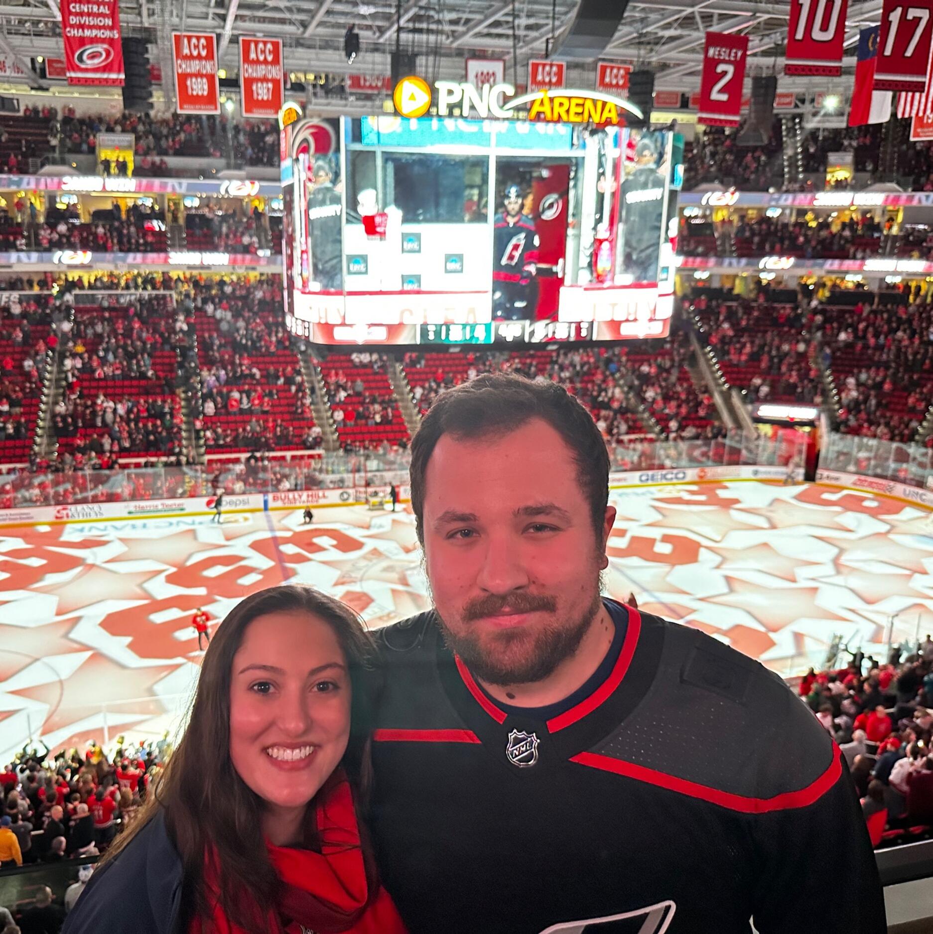 Hurricanes Game For Our 1 Year Anniversary 