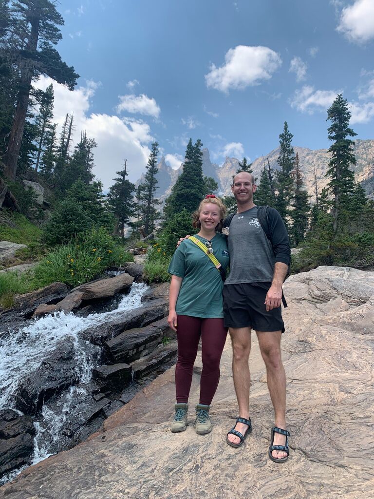 Not even a pandemic could stop Steph & Emanuel's quest for adventure and to be together. Emanuel was offered a summer internship in Denver and Steph could not resist joining for the summer. Luckily, Colorado offered loads of outdoor activities (namely hikes) to keep us busy. Pictured here in Rocky Mountain National Park. 

*YES - Emanuel DOES tend to wear ridiculous footwear while hiking: Tevas & Converse are his signature.