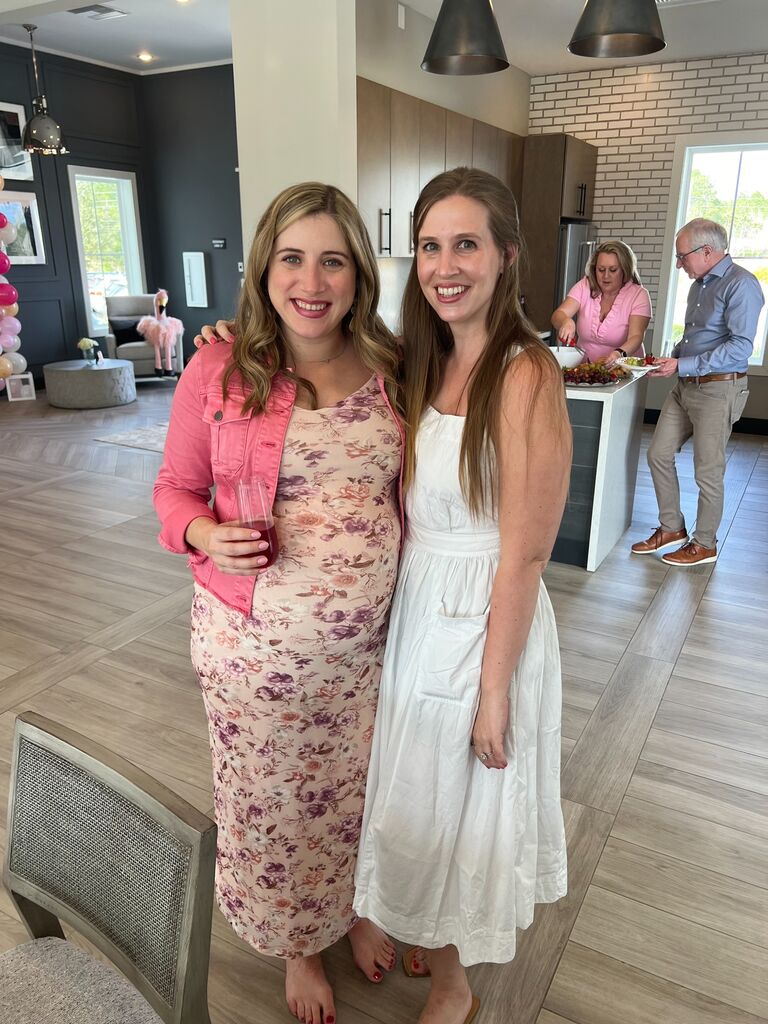 Celebrating our dear Catherine's baby shower in Jacksonville, FL.