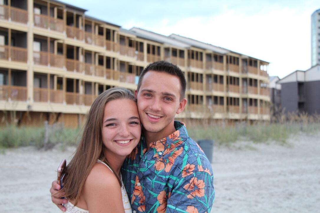 Summer trips to Myrtle Beach.