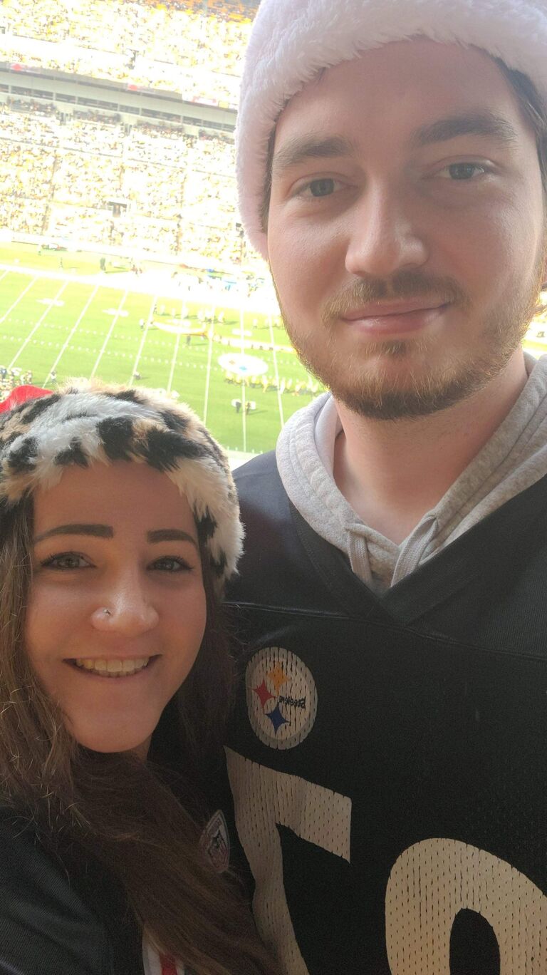 Josh's FIRST NFL Steelers game! 