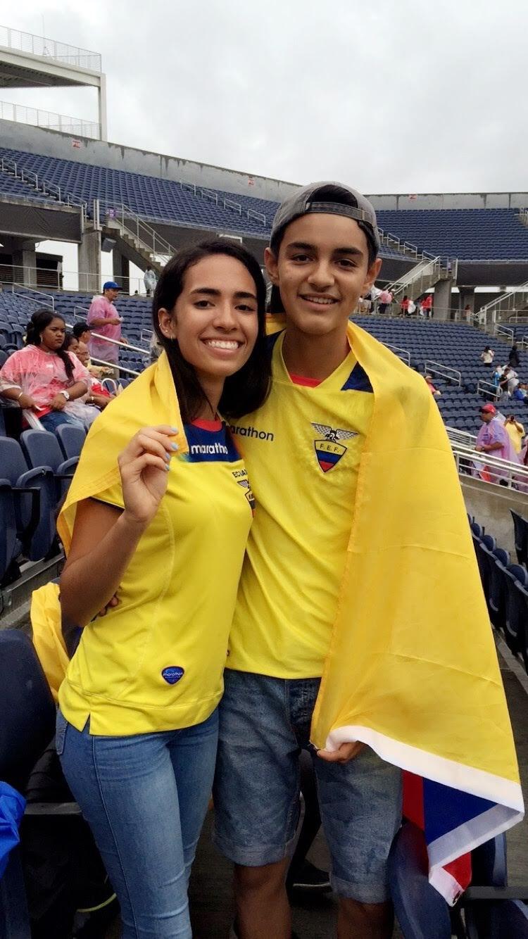 Juan takes Elaina to her first soccer game, watching Bolivia vs. Panama at the Copa America Centenario