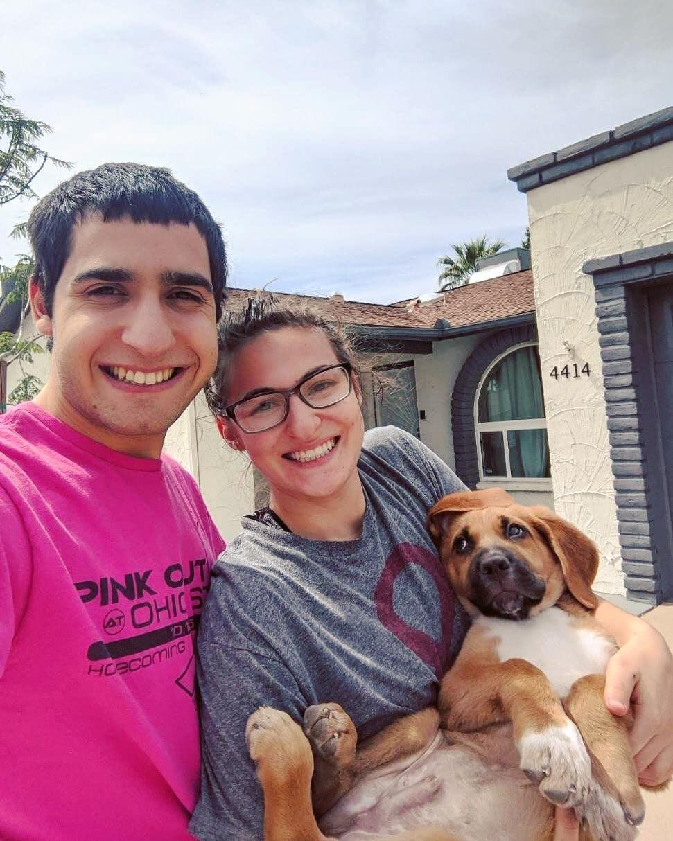 March 2020 we bought our first house. April 2020 we adopted Bernie!