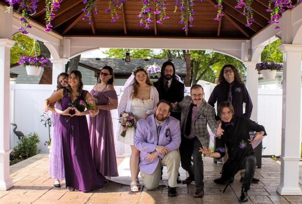 Bianca and Anthony Hamlet's wedding! We were so happy to be a part of their special day!