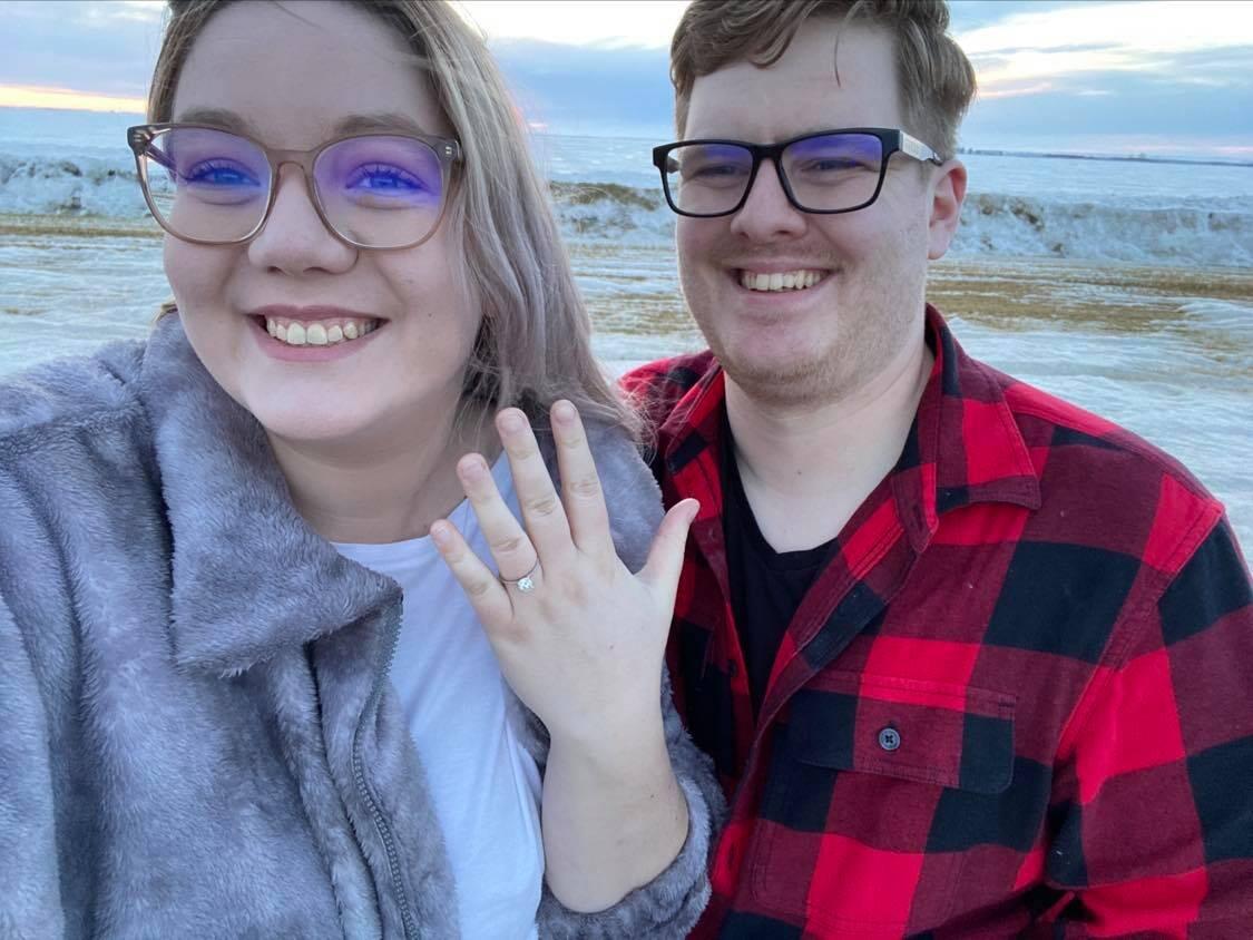 I SAID YES!! I was waiting for this day for a few months and was beyond excited when he asked! We were in a photo session with my favourite photographers when I turned around in the middle of the session and there he was, on one knee, asking me to marry him. We hugged and cried and I said yes! I am so excited to marry this amazing man!
-Natasha