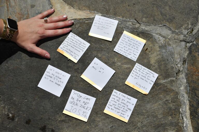 In June of 2023, they went on a trip to Disney World with Cassidy’s family. While taking family photos, Cassidy’s received handwritten notes from each of their family members. The last one was from Zack asking Cassidy to marry him. 