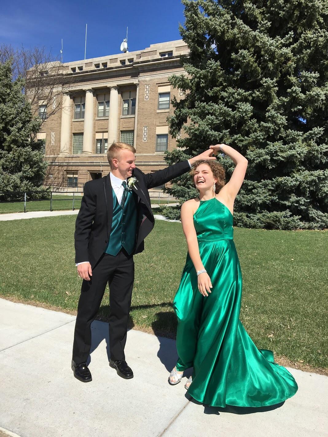 January 1st is when we officially began dating. We got to experience many school functions together. Prom was one of the highlights. But dancing our butts off at our wedding is going to be 1000x better!