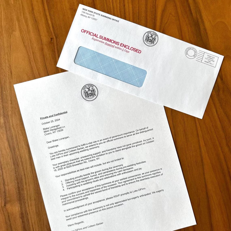 Prank Proposal Letter