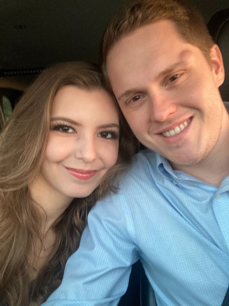 The selfie taken on our very first date