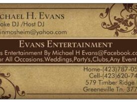 Evans Entertainment Wedding/Dj Services - DJ - Mosheim, TN - Hero Gallery 1