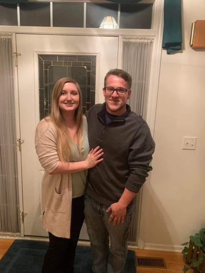 Our first Thanksgiving together at my grandparent's house in Hartland, MI.