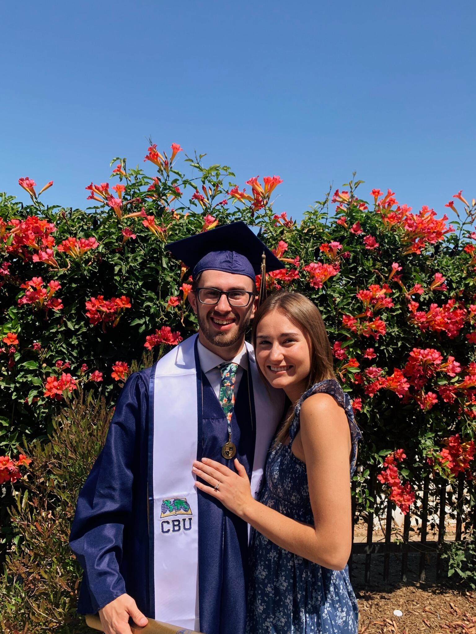 Jacob graduated from CBU!