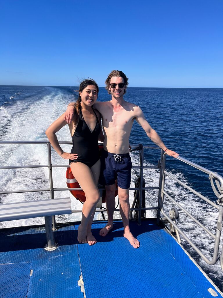 Mike got his scuba diving license years ago, and Kristy never backs down from a challenge. We naturally had to scuba dive in the Great Barrier Reef.