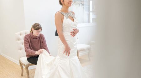 What to Expect at a Wedding Dress Alteration Fitting - Omaha Lace Cleaners