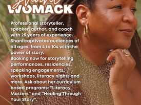 Shani Womack Enterprises, LLc - Storyteller - Flint, MI - Hero Gallery 2