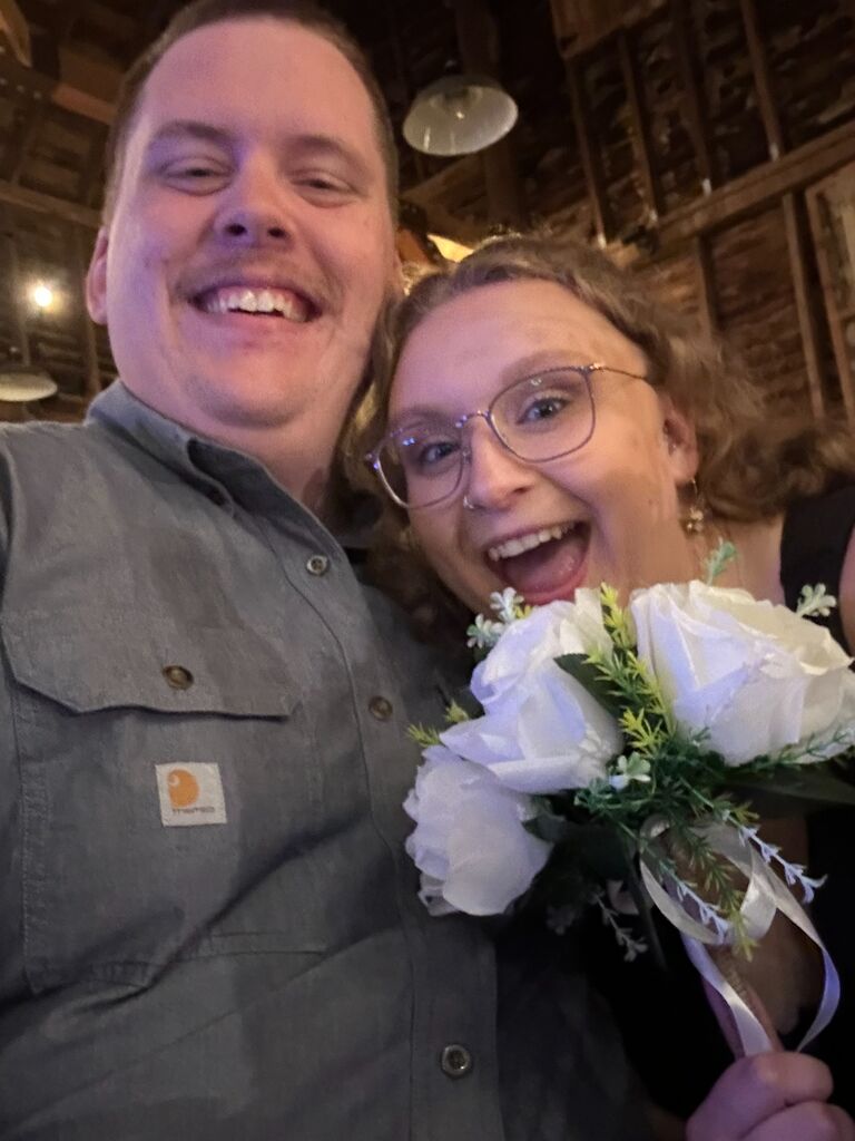 Amelia caught the bouquet at a family wedding. Little did she know, Jonathan already had his proposal planned for 2 months later. 