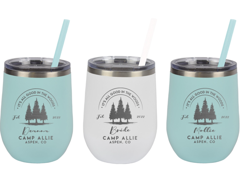 All Good In the Woods Wine Tumbler
