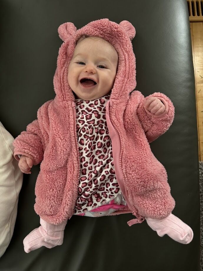 After 6 years together, two cats, Charlie and Ellie, Ian and Jenna welcomed baby Holly into the Barry/Welch family.