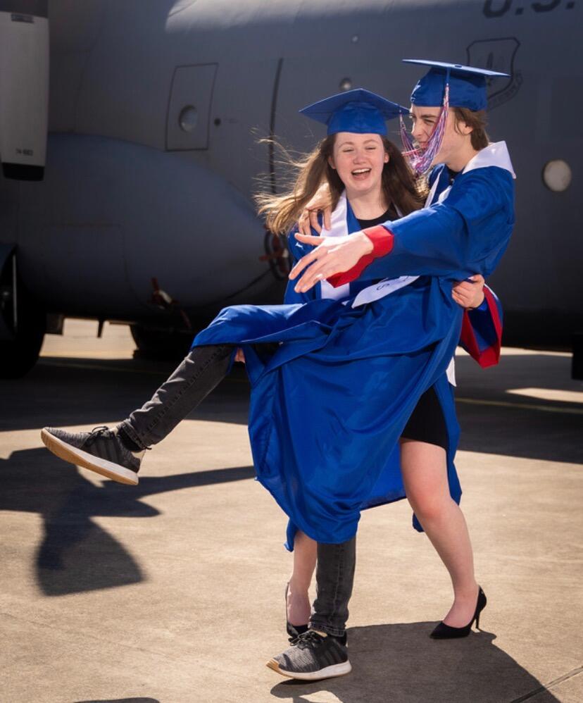 Together, we graduated from high school and began our first year of long distance. I attended Michigan State University while he began college at University of Maryland Global Campus. 