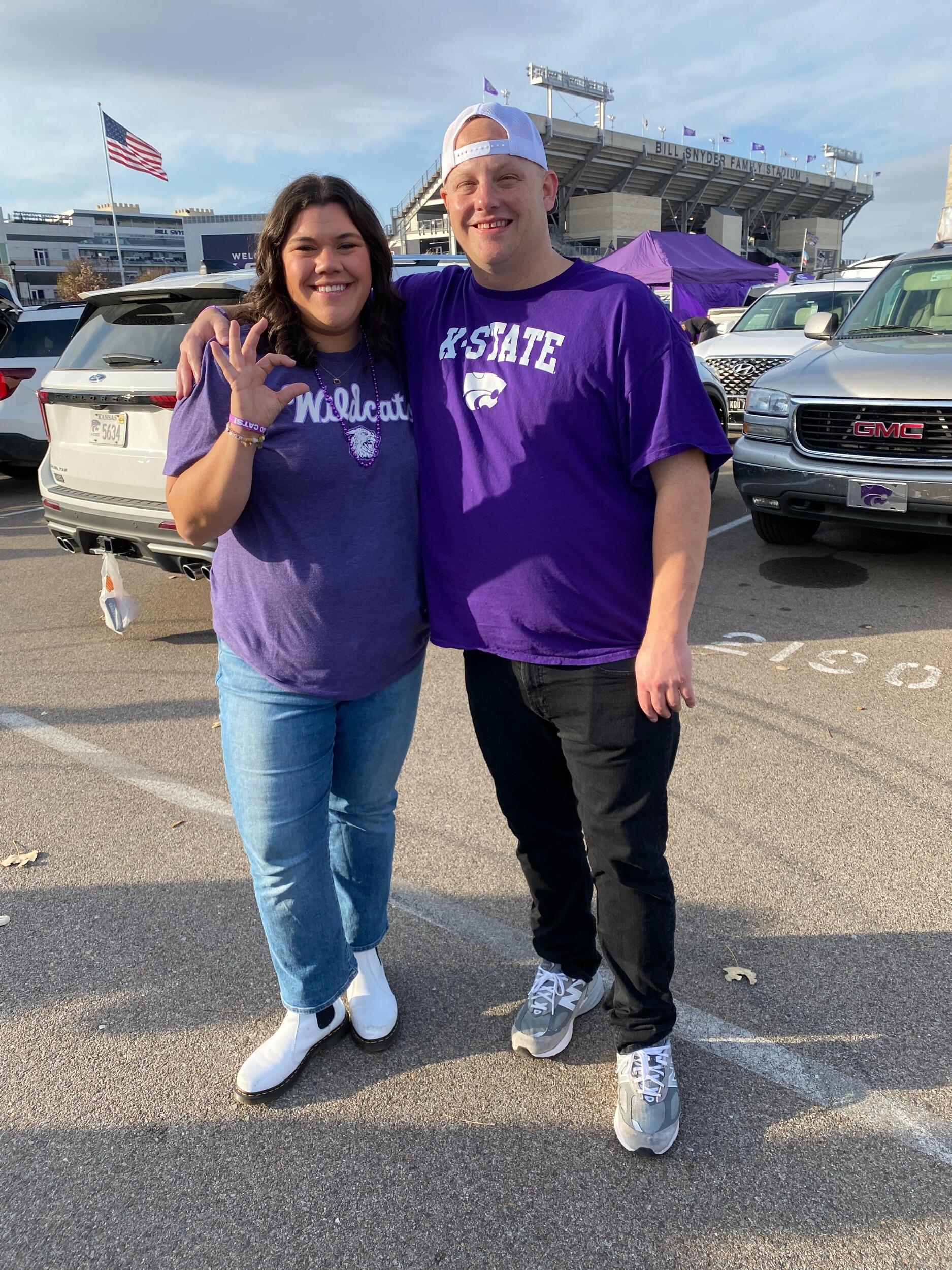 Devin's first KSU game!! (Don't bring up the score of that game) 