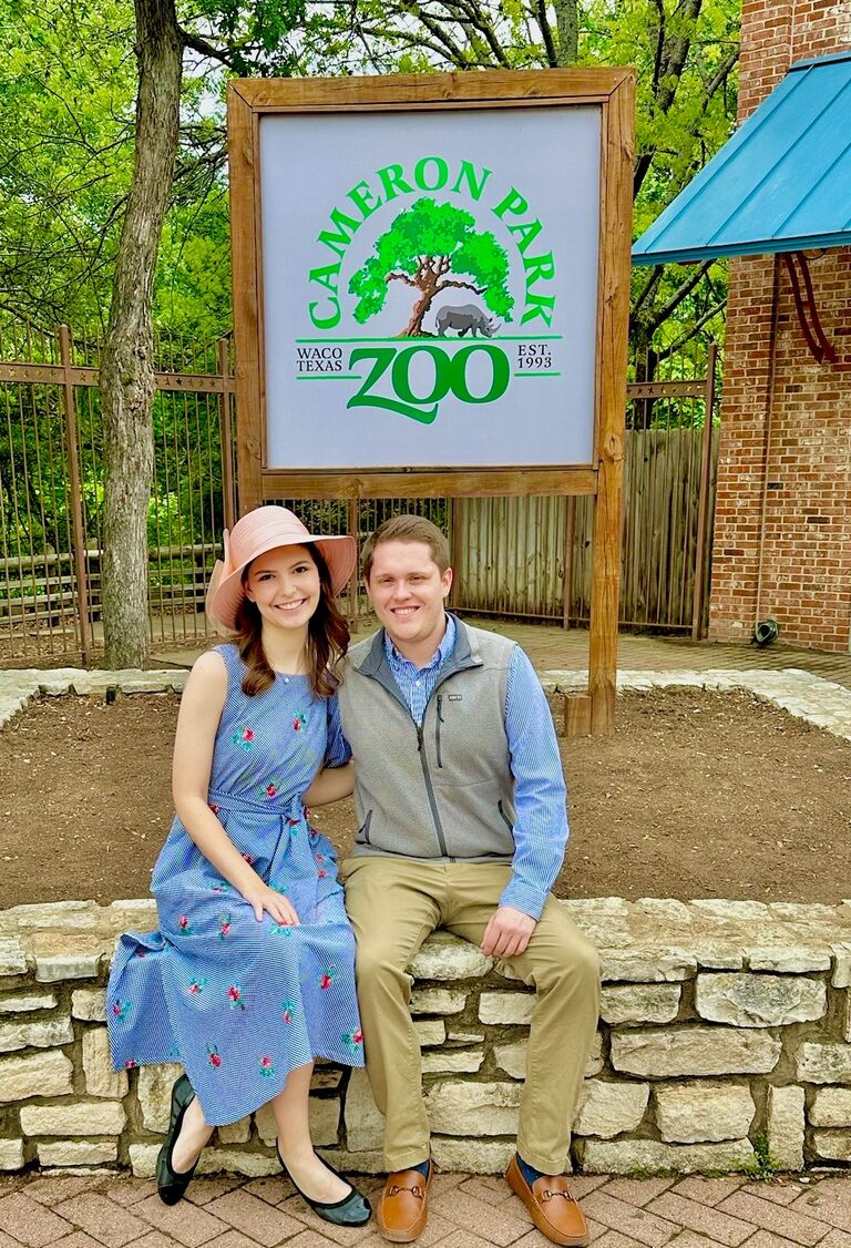 Easter Sunday visit at the zoo in Waco during Leah's last year of graduate school.