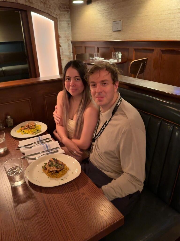 First Karine's birthday together in Massachusetts