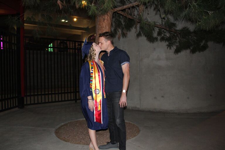 Kiley graduated from U of A with degrees in Biology and Physiology & Medical Sciences and minors in Biochemistry, Ecology & Evolutionary Biology, Medical Pharmaceutical Sciences, and Empathy in Medicine and was awarded valedictorian!  Steven and her family stayed in Tucson for a week and celebrated each day!