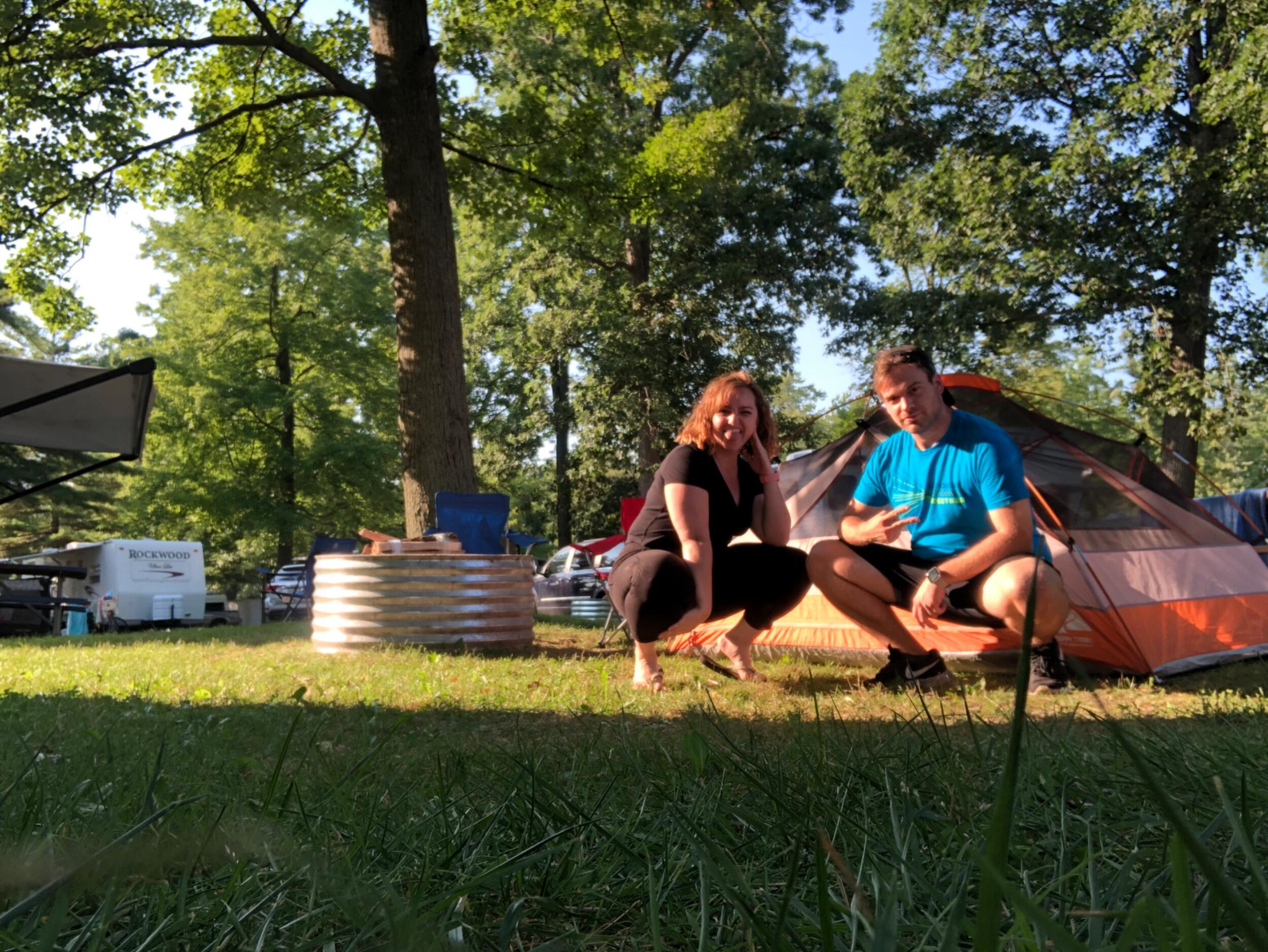 Our first camping trip together
